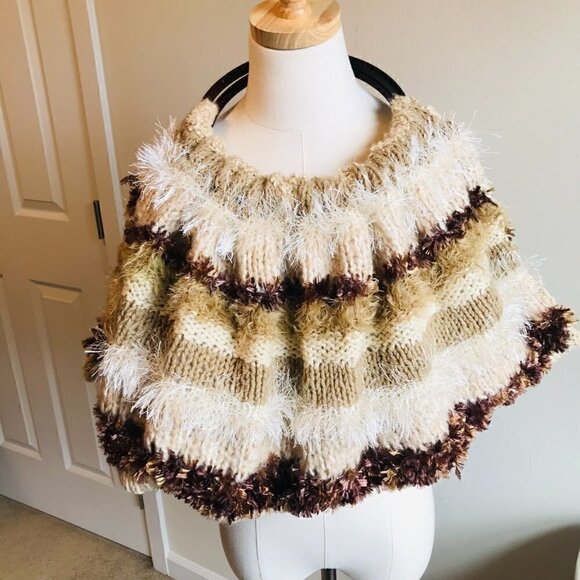 Hobo Hand Knitted Textured Boho Slouchy Bag - Picture 5 of 7